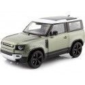 Cochesdemetal.es 2020 Land Rover Defender Verde/Blanco 1:26 Welly 24110