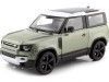 Cochesdemetal.es 2020 Land Rover Defender Verde/Blanco 1:26 Welly 24110