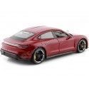 Cochesdemetal.es 2021 Porsche Taycan Turbo S Granate 1:24 Welly 24107