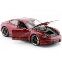 Cochesdemetal.es 2021 Porsche Taycan Turbo S Granate 1:24 Welly 24107