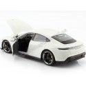 Cochesdemetal.es 2021 Porsche Taycan Turbo S Blanco 1:24 Welly 24107