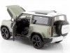 Cochesdemetal.es 2020 Land Rover Defender Green / Blanco 1:26 Welly 24110