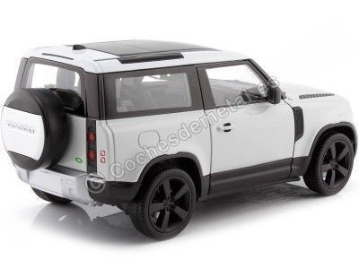 Cochesdemetal.es 2020 Land Rover Defender Blanco 1:26 Welly 24110 2