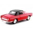 Cochesdemetal.es 1959 Renault Caravelle Convertible Soft Top Rojo 1:24 Welly 24068