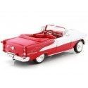 Cochesdemetal.es 1955 Oldsmobile Super 88 Convertible Blanco / Rojo 1:24 Welly 22432