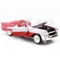 Cochesdemetal.es 1955 Oldsmobile Super 88 Convertible Blanco / Rojo 1:24 Welly 22432