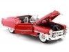 Cochesdemetal.es 1953 Cadillac Eldorado Convertible Rojo 1:24 Welly 22414