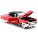 Cochesdemetal.es 1953 Cadillac Eldorado Cabriolet Top Soft Rojo 1:24 Welly 22414