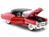 Cochesdemetal.es 1953 Cadillac Eldorado Convertible Soft Top Rojo 1:24 Welly 22414