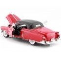 Cochesdemetal.es 1953 Cadillac Eldorado Cabriolet Top Soft Rojo 1:24 Welly 22414