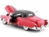 Cochesdemetal.es 1953 Cadillac Eldorado Convertible Soft Top Rojo 1:24 Welly 22414