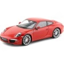 Cochesdemetal.es 2012 Porsche 911 (991) Carrera S Rojo 1:18 Welly 18047