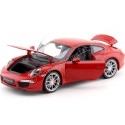 Cochesdemetal.es 2012 Porsche 911 (991) Carrera S Rojo 1:18 Welly 18047