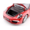 Cochesdemetal.es 2012 Porsche 911 (991) Carrera S Rojo 1:18 Welly 18047