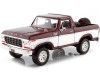 CARSDEMETAL.ES 1978 Ford Bronco OpenTOP + Bordeaux Roue de remplacement / blanc 1:24 MAX 79372 MOTEUR