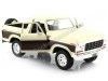 CARSDEMETAL.ES 1978 Ford Bronco Hardtop + Beige / Brown Rechant Roue 1:24 MAX 79371 MOTEUR