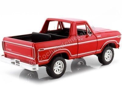Cochesdemetal.es 1978 Ford Bronco HardTop Rojo/Blanco 1:24 Motor Max 79373 2