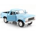 Cochesdemetal.es 1978 Ford Bronco Hardtop Azul / Blanco 1:24 Motor Max 79373