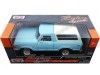 Cochesdemetal.es 1978 Ford Bronco HardTop Azul/Blanco 1:24 Motor Max 79373