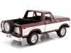 CARSDEMETAL.ES 1978 Ford Bronco OpenTOP + Bordeaux Roue de remplacement / blanc 1:24 MAX 79372 MOTEUR