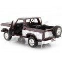 CARSDEMETAL.ES 1978 Ford Bronco OpenTOP + Bordeaux Roue de remplacement / blanc 1:24 MAX 79372 MOTEUR