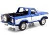 CARSDEMETAL.ES 1978 Ford Bronco OpenTOP + Blue / Silver Rechant Roue 1:24 MOTEUR MAX 79372