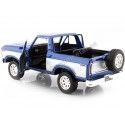 CARSDEMETAL.ES 1978 Ford Bronco OpenTOP + Blue / Silver Rechant Roue 1:24 MOTEUR MAX 79372