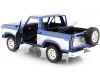 Cochesdemetal.es 1978 Ford Bronco OpenTop + Rueda de Repuesto Azul/Plateado 1:24 Motor Max 79372