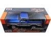 CARSDEMETAL.ES 1978 Ford Bronco OpenTOP + Blue / Silver Rechant Roue 1:24 MOTEUR MAX 79372