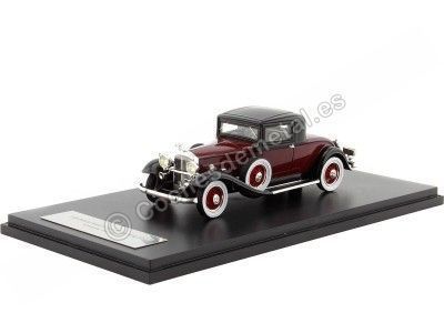 1932 Packard 902 Standard Eight Coupe Granate/Negro 1:43 NEO Scale Models 47105 Cochesdemetal.es