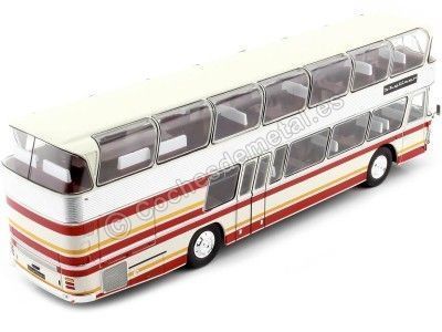 Cochesdemetal.es 1983 Autobús Neoplan NH 22L Skyliner Blanco/Rojo 1:43 IXO Models BUS033LQ 2