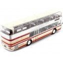 Cochesdemetal.es 1983 Autobús Neoplan NH 22L Skyliner Blanco/Rojo 1:43 IXO Models BUS033LQ