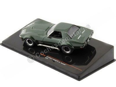 Cochesdemetal.es 1972 Chevrolet Corvette Custom (C3) Verde 1:43 IXO Models CLC414N 2