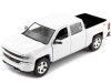 Cochesdemetal.es 2017 Chevrolet Silverado 1500 LT-Z71 Crew Cab Pickup Blanco 1:24 Motor Max 79348