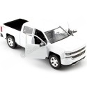 Cochesdemetal.es 2017 Chevrolet Silverado 1500 LT-Z71 CON CAB CAB BLANCO 1:24 MOTOR MAX 79348