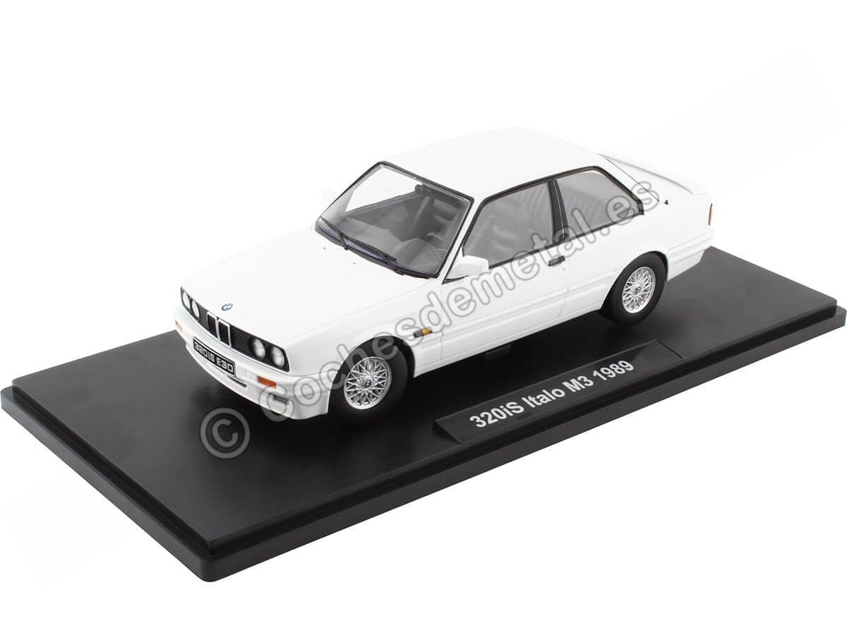 1989 BMW 320iS E30 Italo M3 Blanco 1:18 KK-Scale KKDC180882