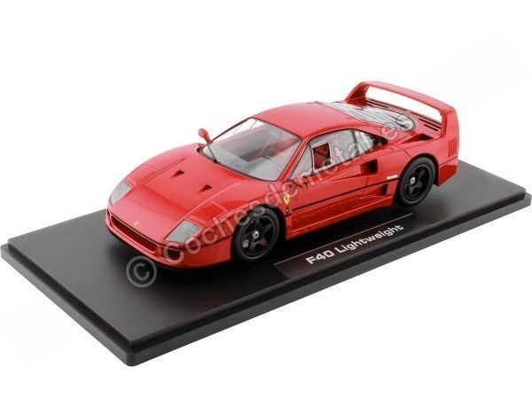 Cochesdemetal.es 1990 Ferrari F40 Lightweight Rojo 1:18 KK-Scale KKDC180811