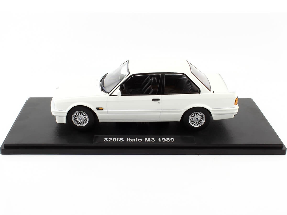 KKスケール】 1/18 BMW 320iS E30 Italo M3 1989 white [KKDC180882