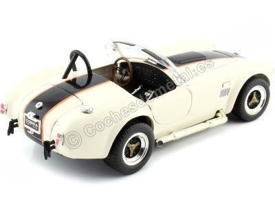 Cochesdemetal.es 1964 Ford Shelby Cobra 427 S-C Crema/Negro 1:18 Lucky Diecast 92058 2