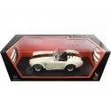 Cochesdemetal.es 1964 Ford Shelby Cobra 427 S-C Crema / Negro 1:18 Lucky Diecast 92058