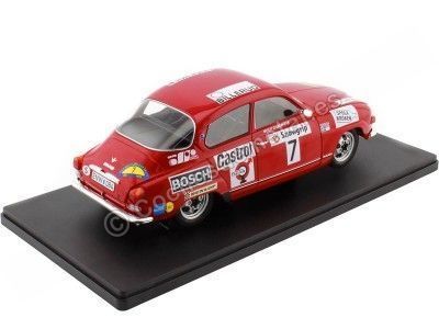 Cochesdemetal.es 1973 Saab 96 V4 Nº7 Eklund/Carlsson Rally Suecia 1:18 IXO Models 18RMC086B 2