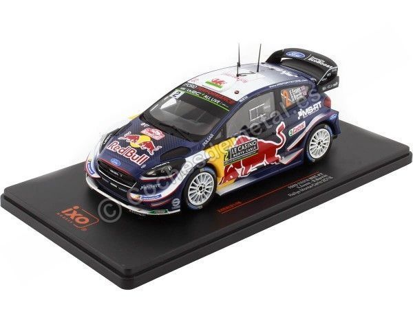 Cochesdemetal.es 2018 Ford Fiesta WRC Nº2 Evans/Barritt Rallye Monte Carlo 1:24 IXO Models RAL014B