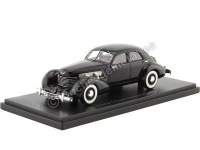 1937 Cord 812 Supercharged Sedan Negro 1:43 NEO Scale Models 45742 Cochesdemetal.es