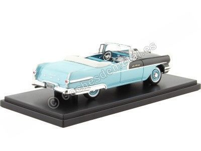 Cochesdemetal.es 1956 Pontiac Star Chief Convertible NEGRO / AZUL 1:43 Modèles d'échelle NEO 44062 2