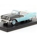 Cochesdemetal.es 1956 Pontiac Star Chief Convertible NEGRO / AZUL 1:43 Modèles d'échelle NEO 44062