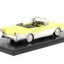 Cochesdemetal.es 1957 Buick Roadmaster Convertible Amarillo / Blanco 1:43 Modèles à échelle Neo 44072