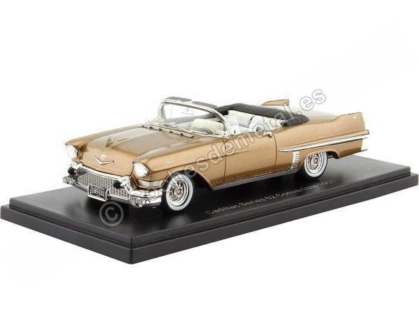 CARSDEMETAL.ES 1957 CADillac Series 62 Metallic Brown Convertible 1:43 NEO SCALE Models 49600