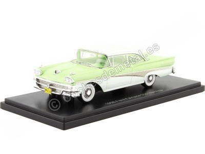 Cochesdemetal.es 1958 Ford Fairlane 500 Hardtop Turquesa/Beige 1:43 NEO Scale Models 47268