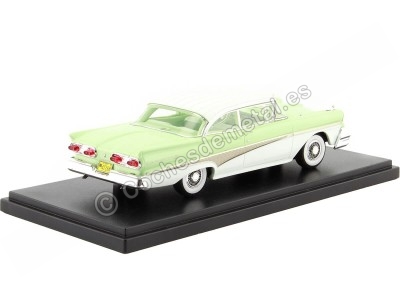 Cochesdemetal.es 1958 Ford Fairlane 500 Hardtop Turquesa/Beige 1:43 NEO Scale Models 47268 2