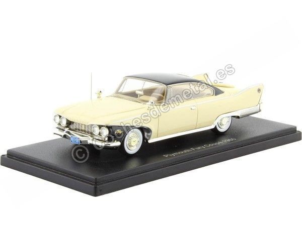 Cochesdemetal.es 1960 Plymouth Fury Coupé Beige / Negro 1:43 NEO SCALE MODELS 44691